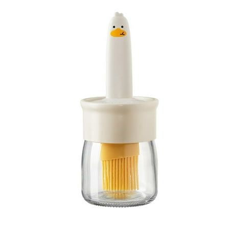 Oil Dispenser Bottle With Silicone Basting Brush 2 in 1